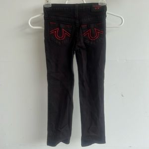 TRUE RELIGION TR x MANCHESTER UNITED ROCCO Relaxed Skinny Jeans Boys Size 6